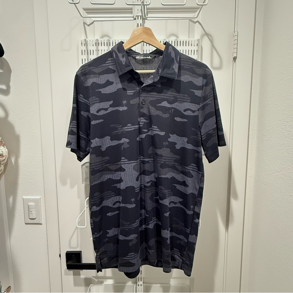 TravisMathew Heater Camo Polo